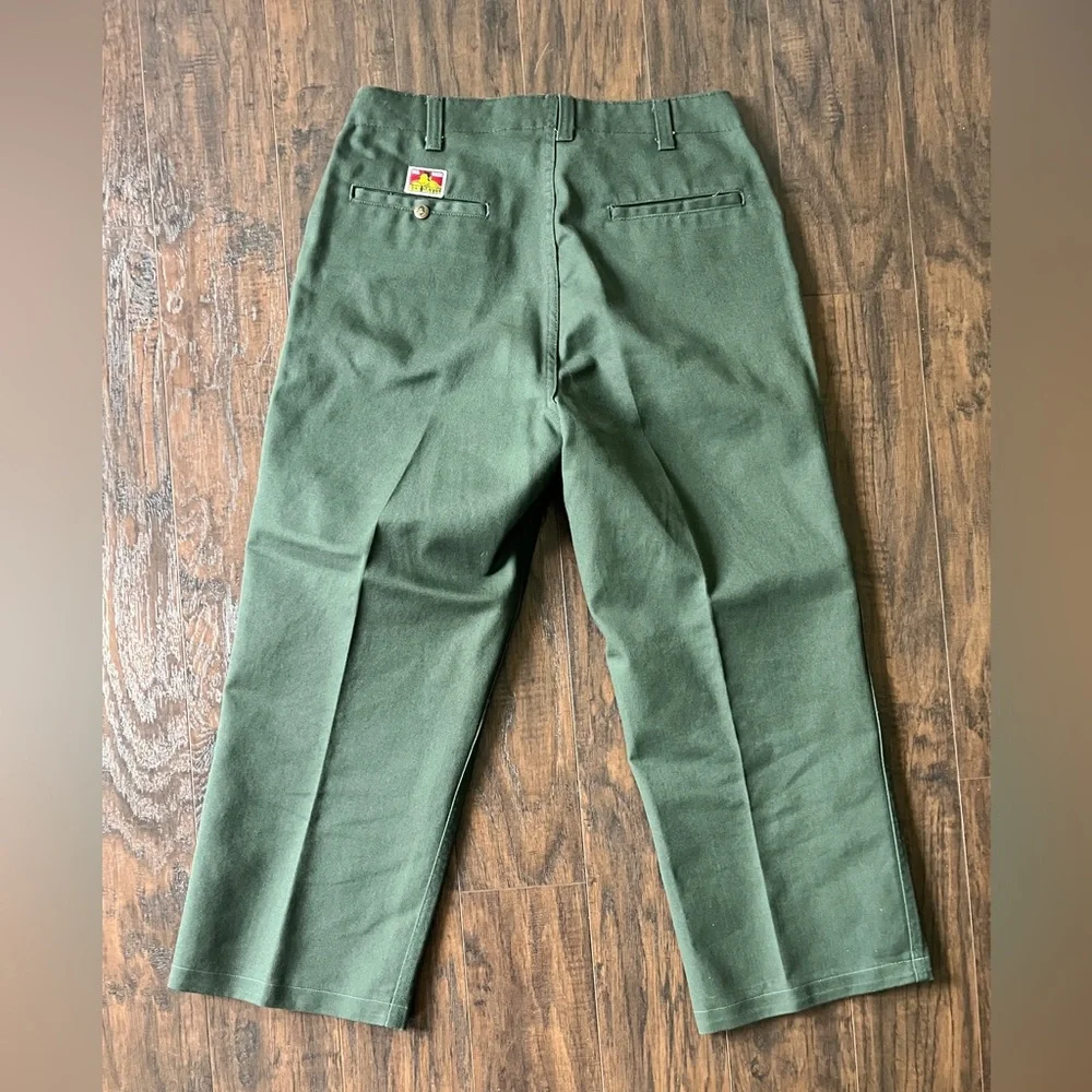Ben Davis Original Ben’s Pants in Olive 34x26 - Picture 4 of 5